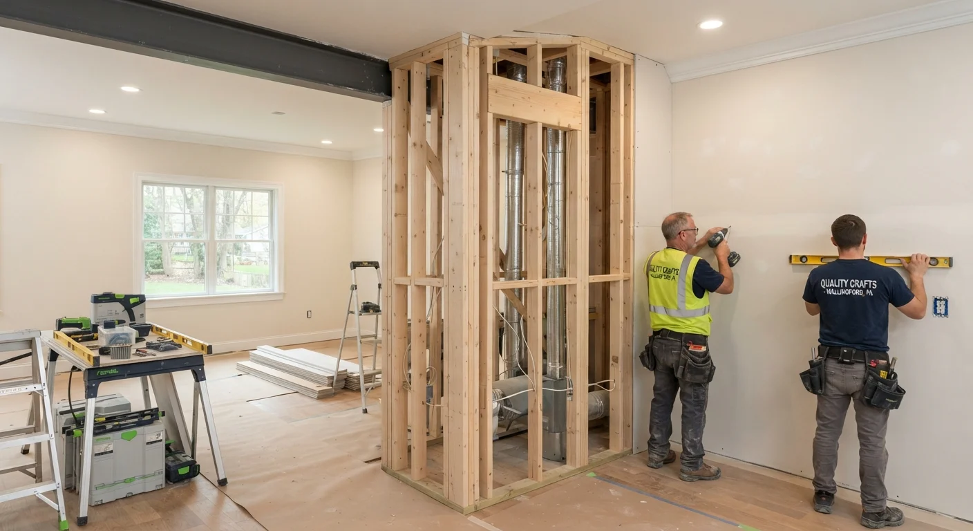 Construction services in Wallingford home